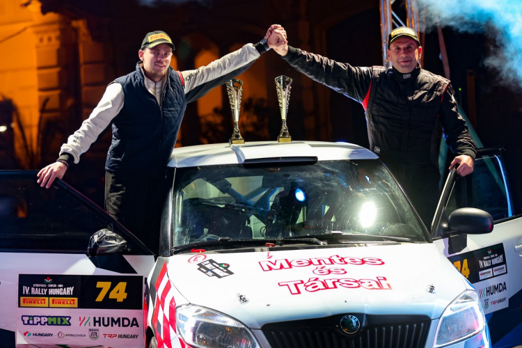 Ezüstös siker a Rally Hungary-n!